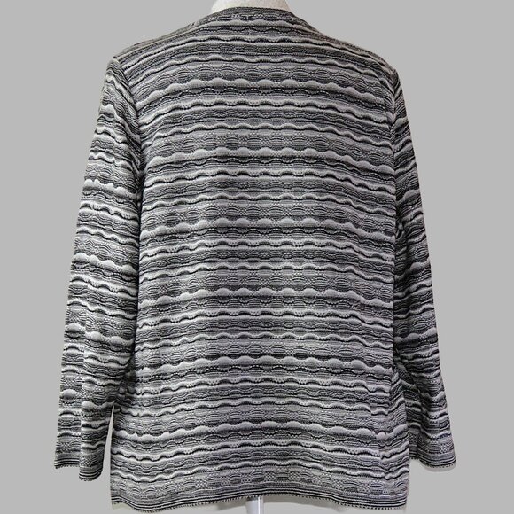 Alfred Dunner Classic Women's Summer Set Cardigan Sweater Size PXL (C524) - Picture 5 of 6